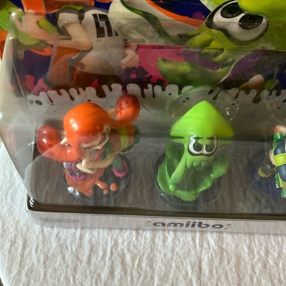 Nintendo: 2015 Splatoon Amiibo Set - Green, Blue, Orange - Picture 7 of 16